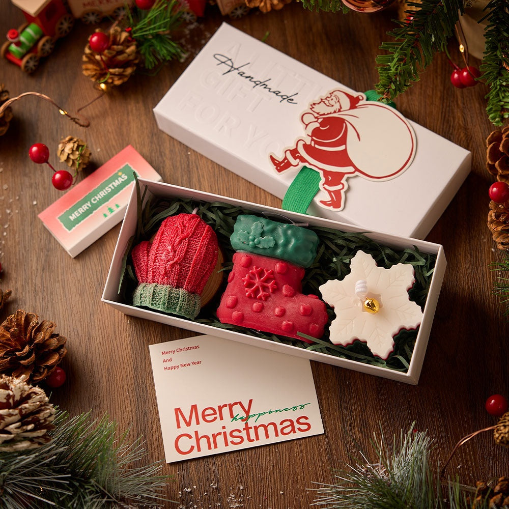 [Prezent Bożego Narodzenia] Kreatywne ręczne świece aromatyczne