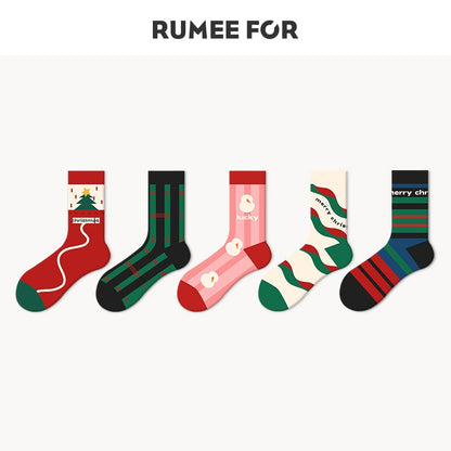 [Wysokiej jakości bawełna] Boże Narodzenie skarpetki pudełko prezentowe