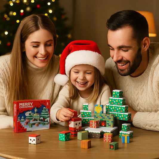 [Preferowany prezent]Świąteczne magnetyczne klocki