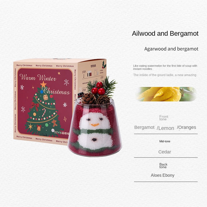 [Unikalny] świąteczne Halloween diy piaskowe farby świece aromatyczne