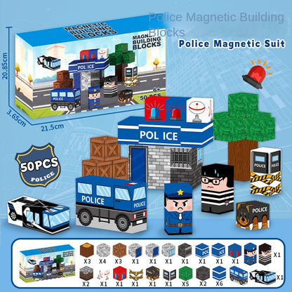 [Preferowany prezent]Świąteczne magnetyczne klocki