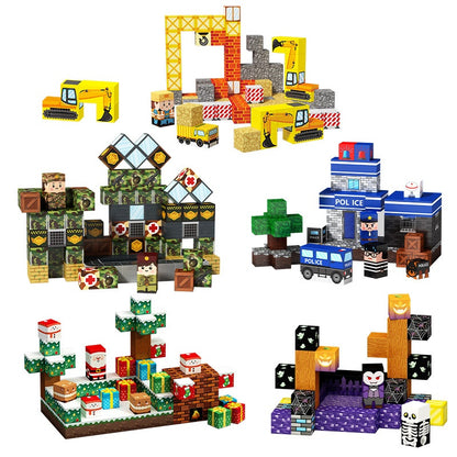 [Preferowany prezent]Świąteczne magnetyczne klocki