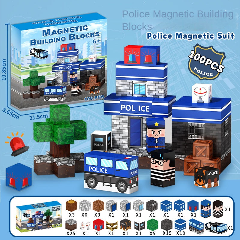 [Preferowany prezent]Świąteczne magnetyczne klocki