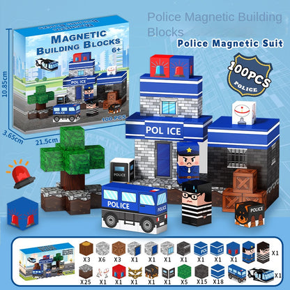 [Preferowany prezent]Świąteczne magnetyczne klocki