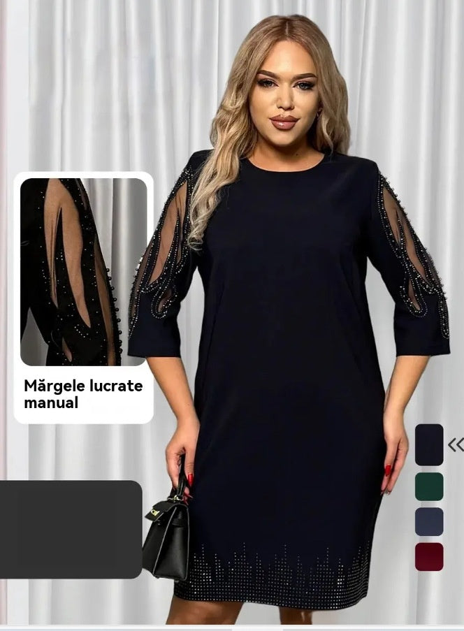 💥👗[S-5XL]Stylowe i eleganckie sukienki plus size na jesień i zimę
