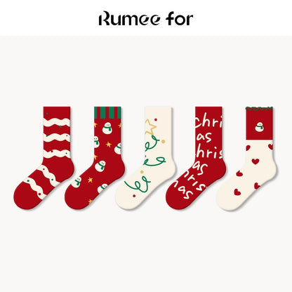 [Wysokiej jakości bawełna] Boże Narodzenie skarpetki pudełko prezentowe