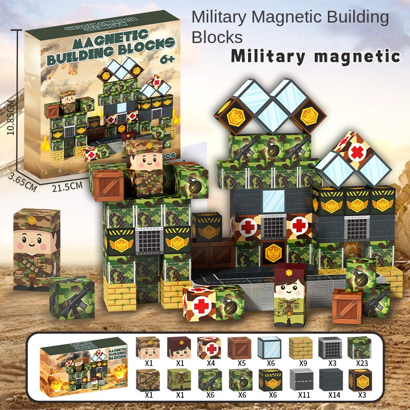 [Preferowany prezent]Świąteczne magnetyczne klocki