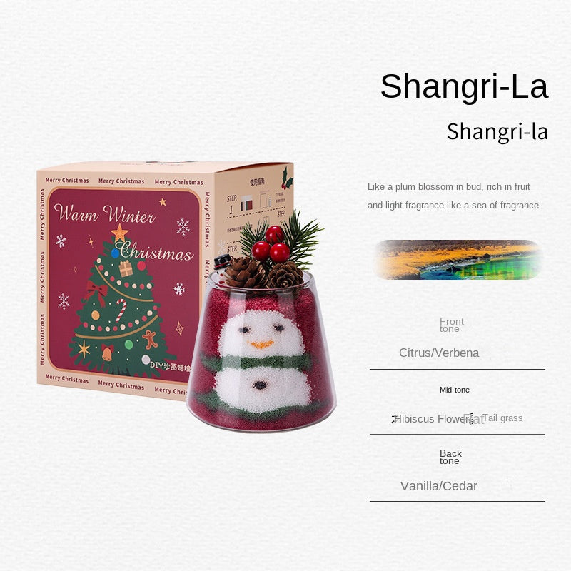 [Unikalny] świąteczne Halloween diy piaskowe farby świece aromatyczne