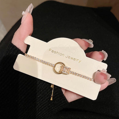 18k nie znikająca lekka luksusowa bransoletka