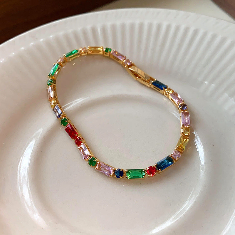 18k nie znikająca lekka luksusowa bransoletka