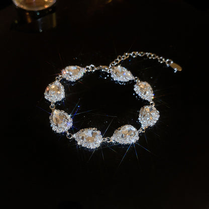 18k nie znikająca lekka luksusowa bransoletka