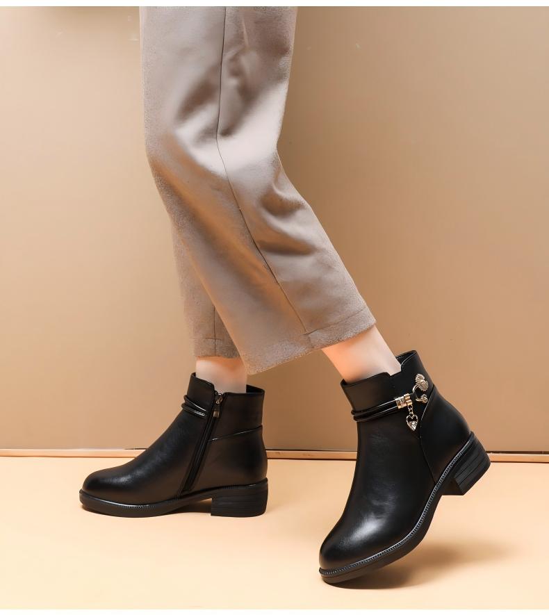 Damskie ortopedyczne buty do kostki na platformie i antypoślizgowe