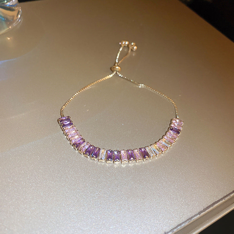 18k nie znikająca lekka luksusowa bransoletka