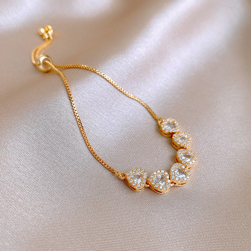 18k nie znikająca lekka luksusowa bransoletka