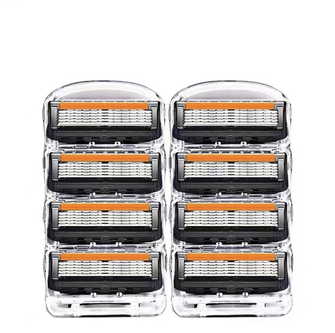 Zestaw wymiennych maszynek do golenia dla mężczyzn + uchwyt gratis – ultraostre ostrza ze stali nierdzewnej zapewniające gładkie golenie