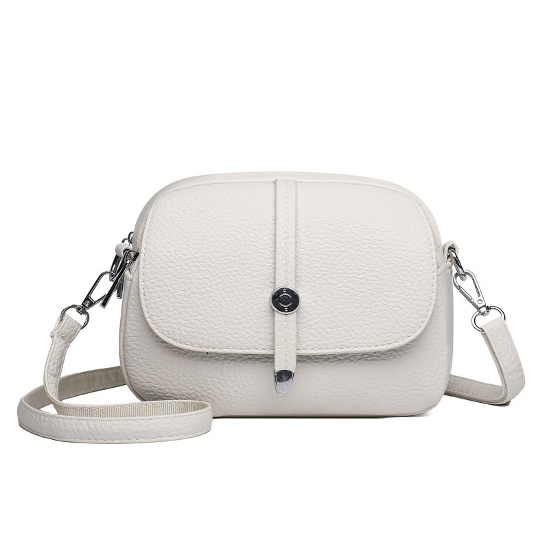 Damska lekka torba crossbody w jednolitym kolorze