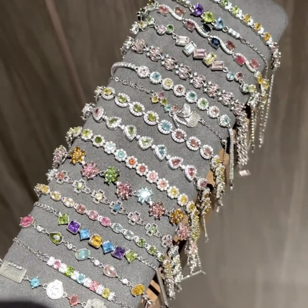 18k nie znikająca lekka luksusowa bransoletka