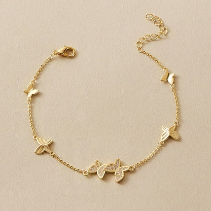 18k nie znikająca lekka luksusowa bransoletka