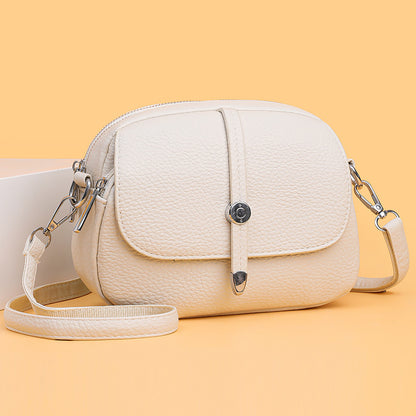 Damska lekka torba crossbody w jednolitym kolorze