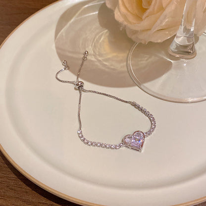 18k nie znikająca lekka luksusowa bransoletka z diamentami