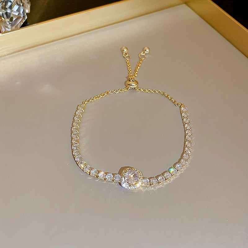 18k nie znikająca lekka luksusowa bransoletka