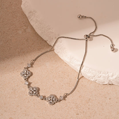 18k nie znikająca lekka luksusowa bransoletka