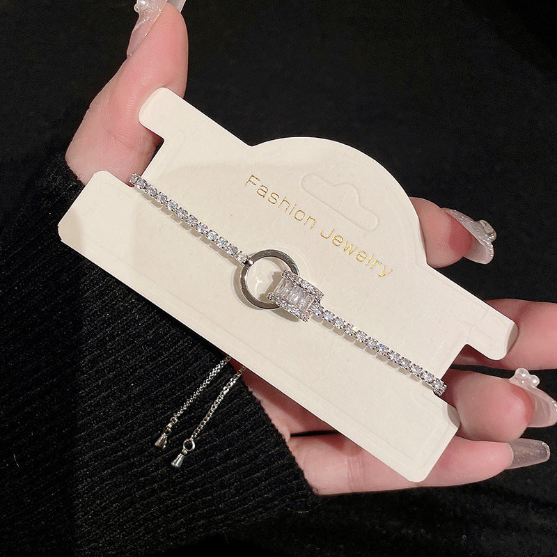 18k nie znikająca lekka luksusowa bransoletka