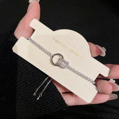 18k nie znikająca lekka luksusowa bransoletka