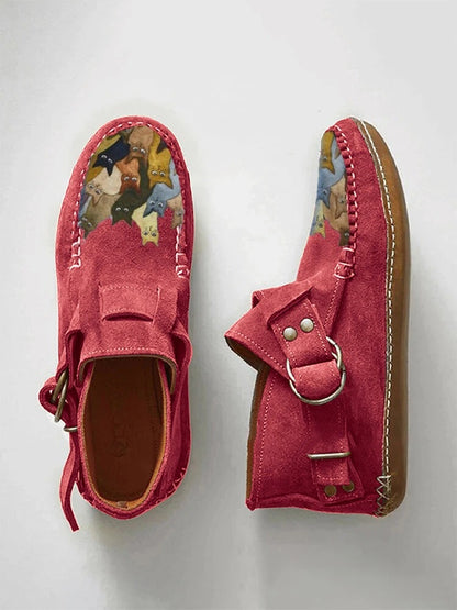 Ciepłe zimowe kostki dla kobiet