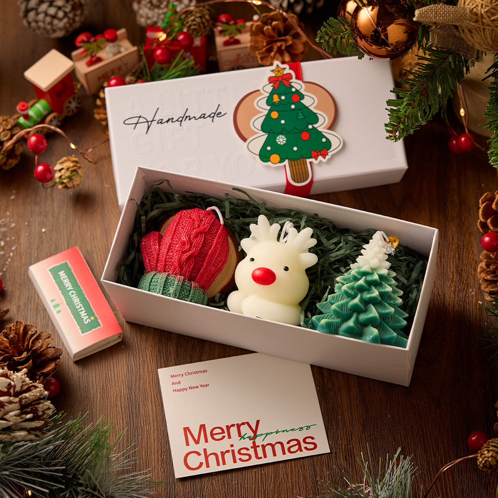 [Prezent Bożego Narodzenia] Kreatywne ręczne świece aromatyczne