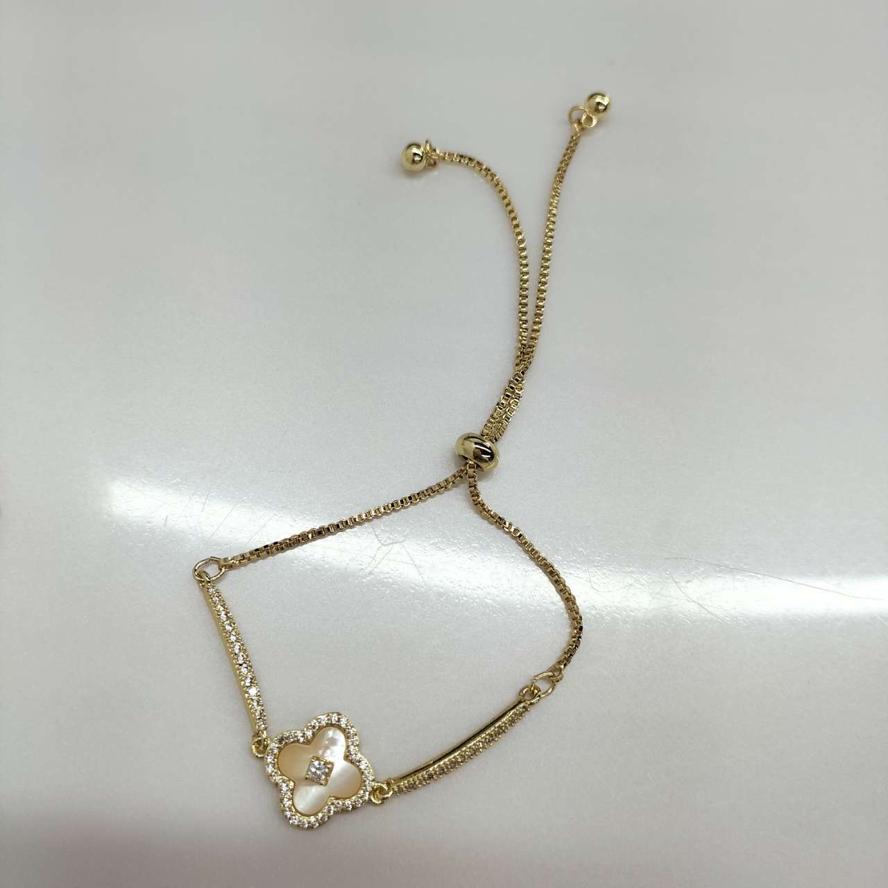 18k nie znikająca lekka luksusowa bransoletka