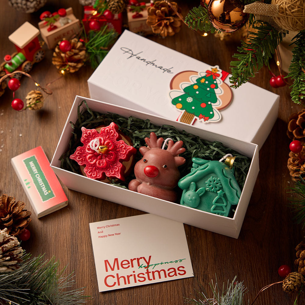 [Prezent Bożego Narodzenia] Kreatywne ręczne świece aromatyczne