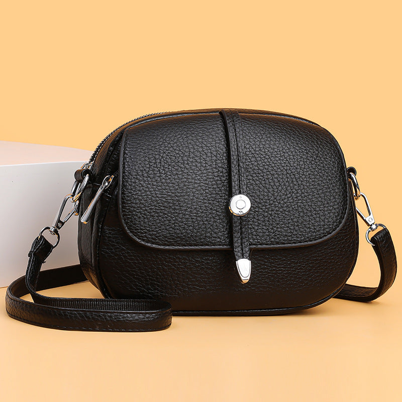 Damska lekka torba crossbody w jednolitym kolorze