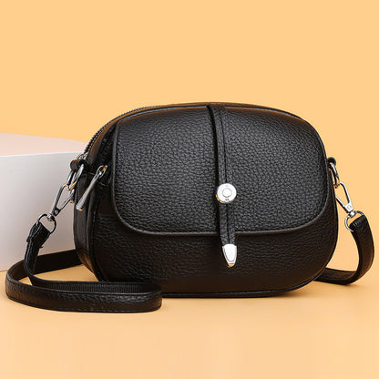 Damska lekka torba crossbody w jednolitym kolorze