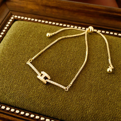 18k nie znikająca lekka luksusowa bransoletka