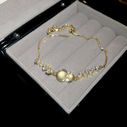 18k nie znikająca lekka luksusowa bransoletka