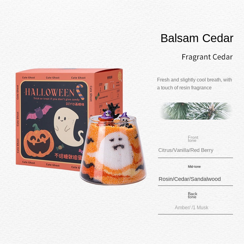 [Unikalny] świąteczne Halloween diy piaskowe farby świece aromatyczne