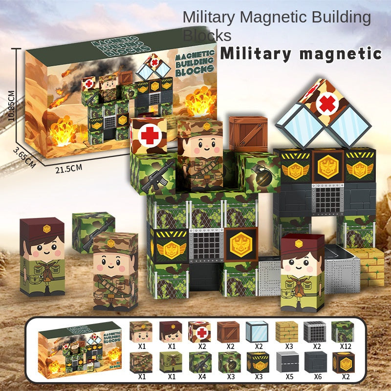 [Preferowany prezent]Świąteczne magnetyczne klocki