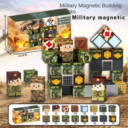 [Preferowany prezent]Świąteczne magnetyczne klocki