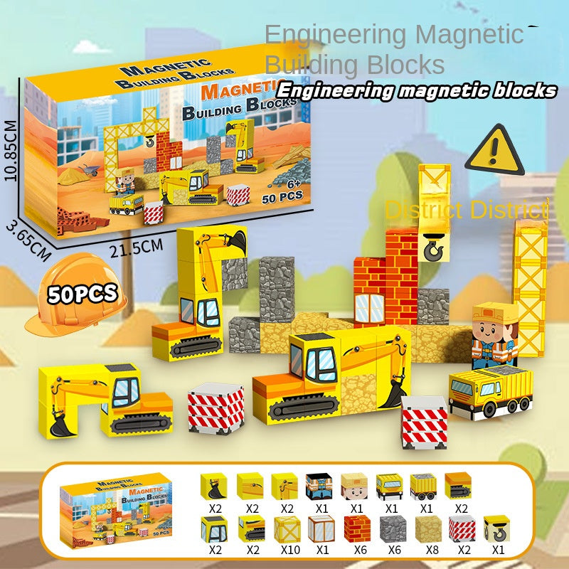 [Preferowany prezent]Świąteczne magnetyczne klocki