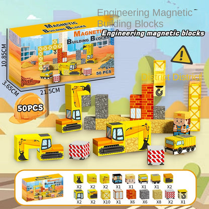 [Preferowany prezent]Świąteczne magnetyczne klocki