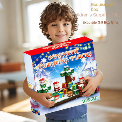 [Preferowany prezent]Świąteczne magnetyczne klocki