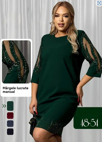💥👗[S-5XL]Stylowe i eleganckie sukienki plus size na jesień i zimę