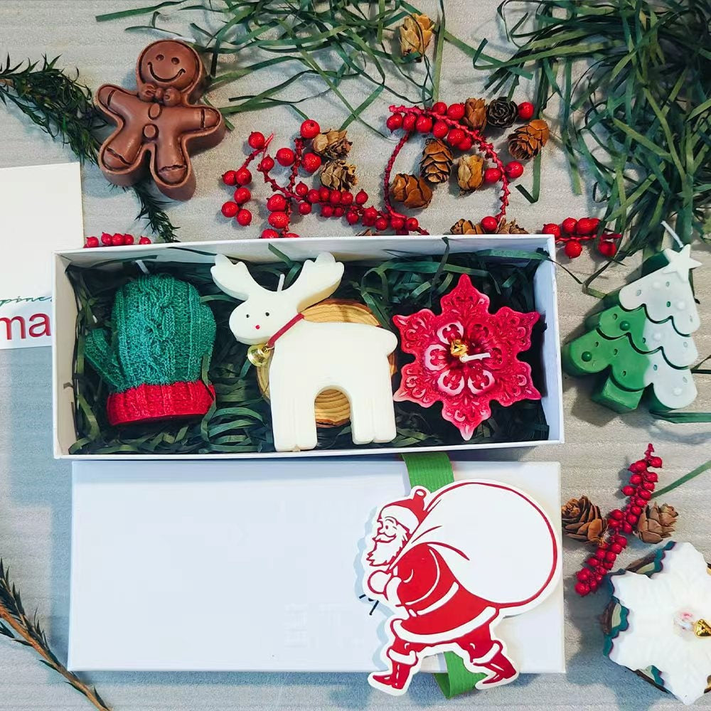 [Prezent Bożego Narodzenia] Kreatywne ręczne świece aromatyczne