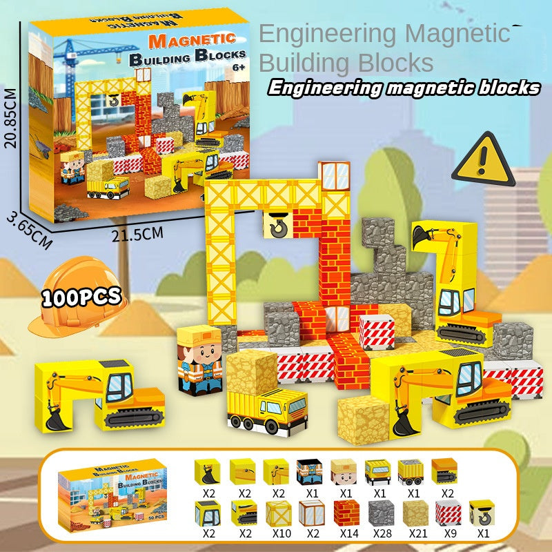 [Preferowany prezent]Świąteczne magnetyczne klocki